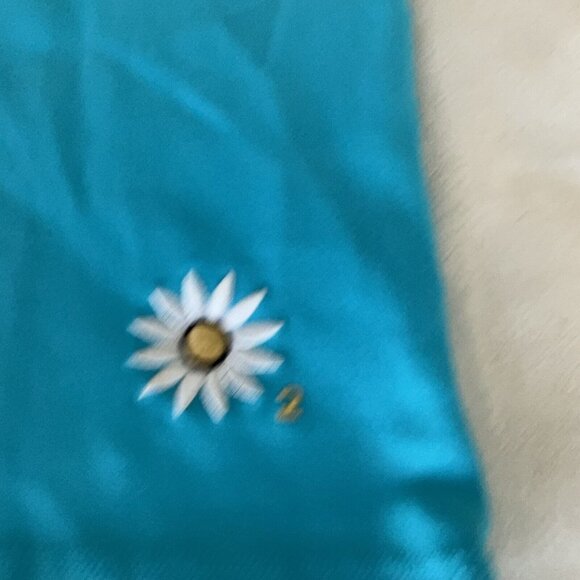 Margarita Supplex Tank Top Size 2 Stretch Comfort Yoga Women’s Turquoise Blue - Picture 3 of 10